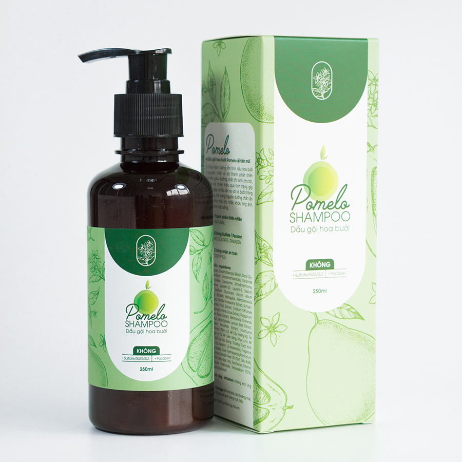 Dầu gội hoa bưởi Pomelo 250ml- giảm gãy rụng tóc, kích thích mọc tóc