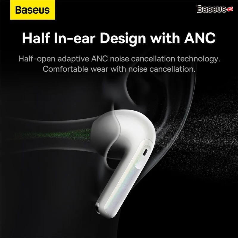 Tai Nghe Bluetooth Cao Cấp Baseus Storm 3 ANC TWS Earphones - hàng chính hãng