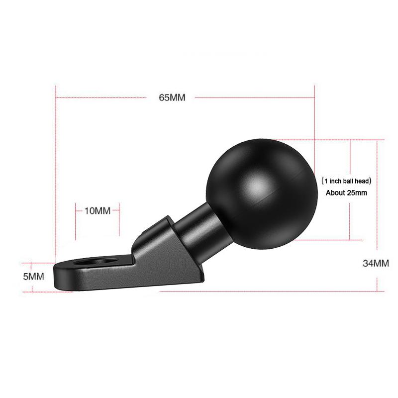 Bộ điều hợp đầu bóng 1 inch Bộ chuyển đổi đôi tay ổ cắm cho kẹp đầu bóng 25 mm.