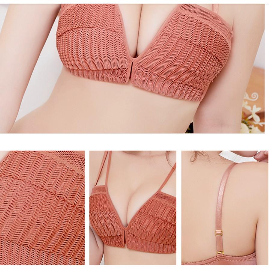 Set đồ lót nữ ️️ Bộ Đồ Lót Spice Girl Ren Đan - Áo Lót Nâng Ngực Thông Hơi Không Gọng