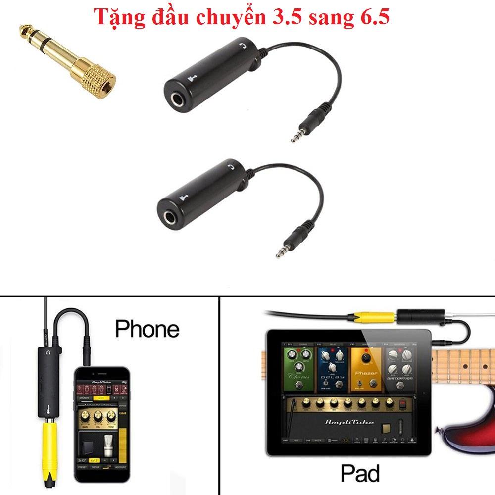 (Tặng đầu chuyển 3.5 sang 6.5) Cáp kết nối đàn guitar với điện thoại iRig AmpliTube