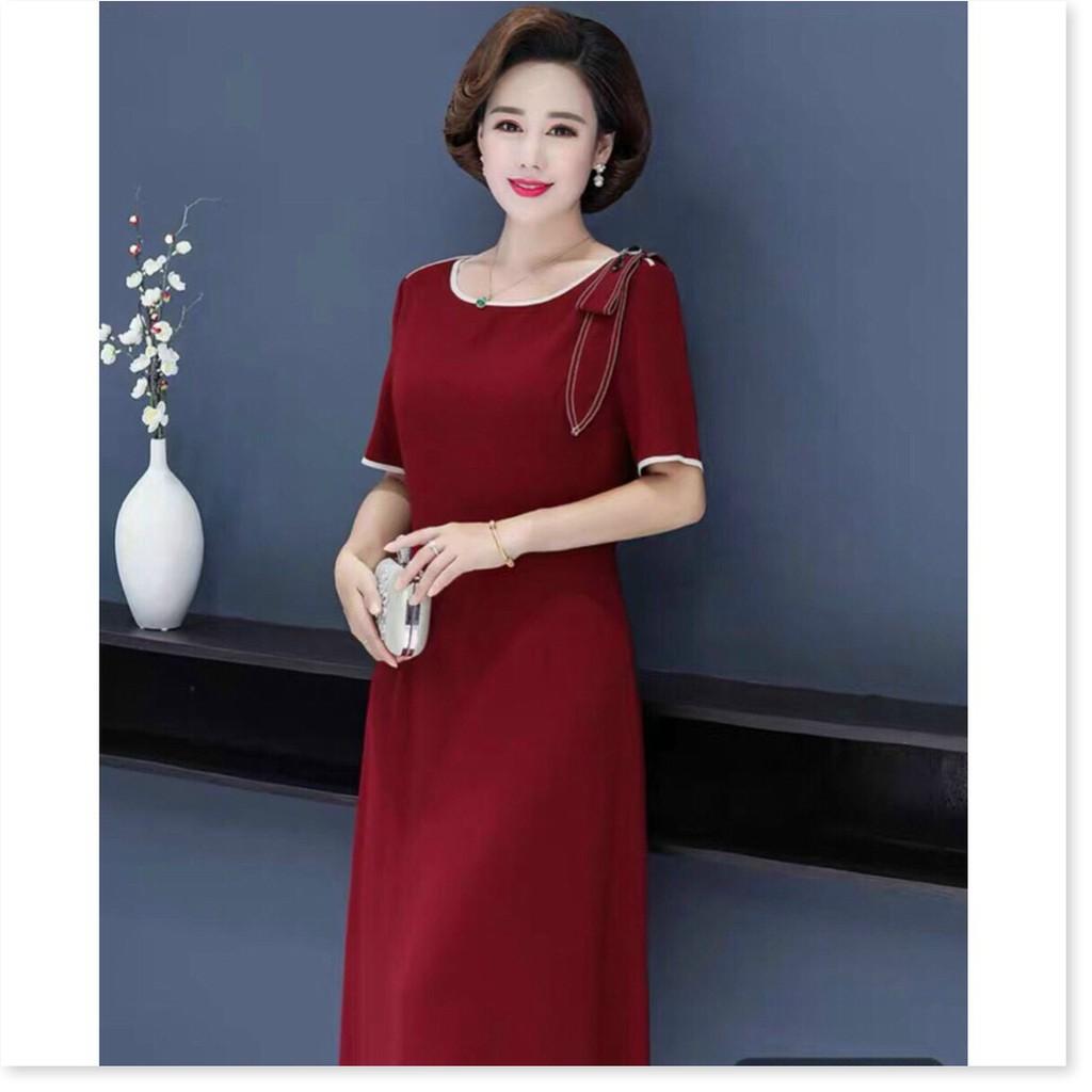 ĐẦM COTTON LẠNH SUÔNG VAI NƠ CÀI PHỤ KIỆN THỜI TRANG VINA 1HIT FASHION