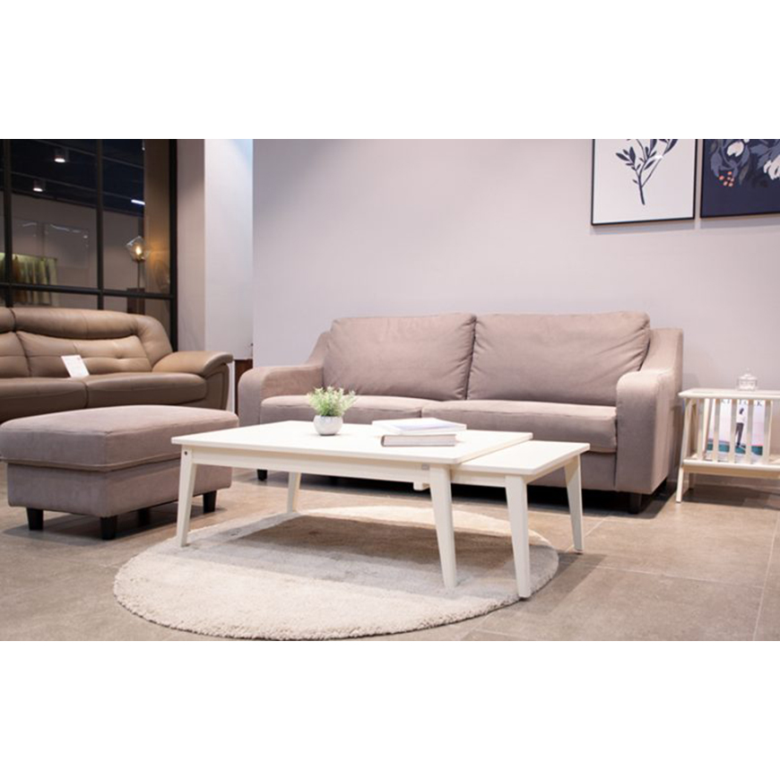 Bộ Ghế Sofa Ocean Light Brown 3 Chỗ + Stool Jang In 1701300001-01