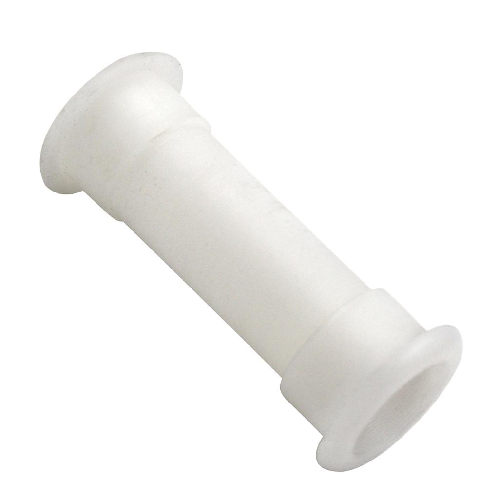 2x Thru-Hull Connector 3/4" White for Transom Motorwell Livewell or Baitwell