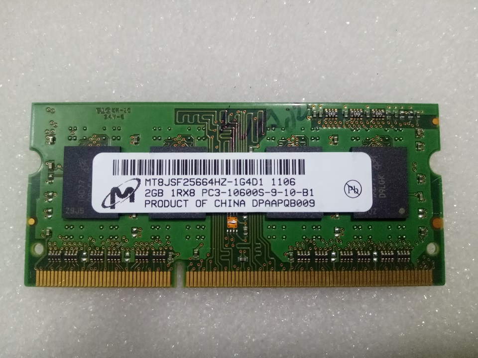 Ram laptop 2GB DDR3 PC3-8500s - 10600s Hàng chính hãng