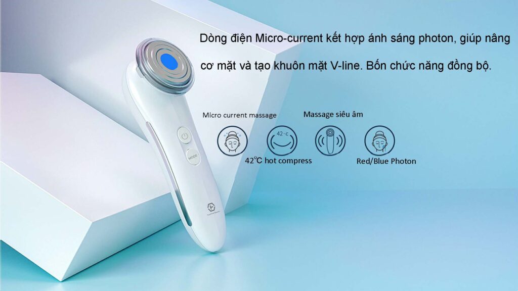 Máy điện di tinh chất siêu âm trẻ hoá da ION Nóng Lạnh F65i / F65U / F82E Nanotime - Hàng Chính Hãng