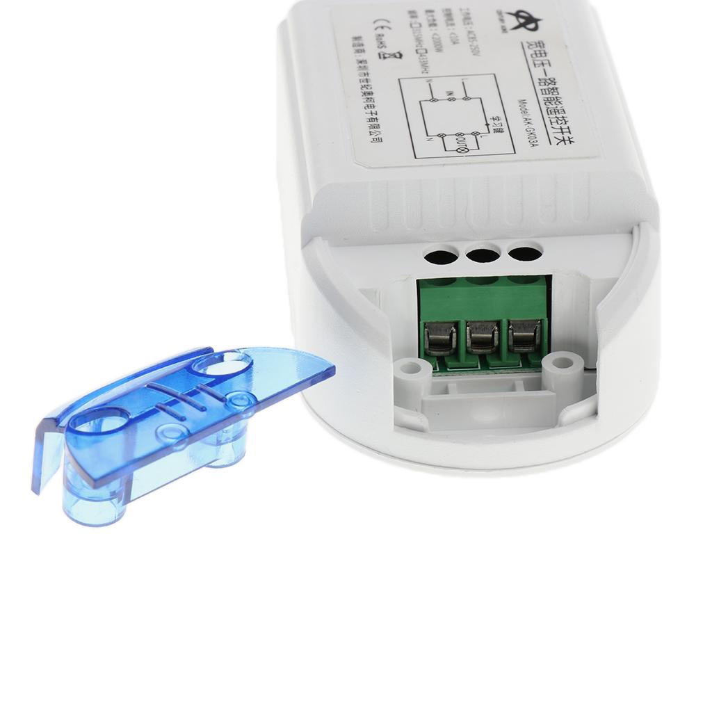 433Mhz DC 15-120V Wireless RF Remote Control Relay Switch Transmitter Lock