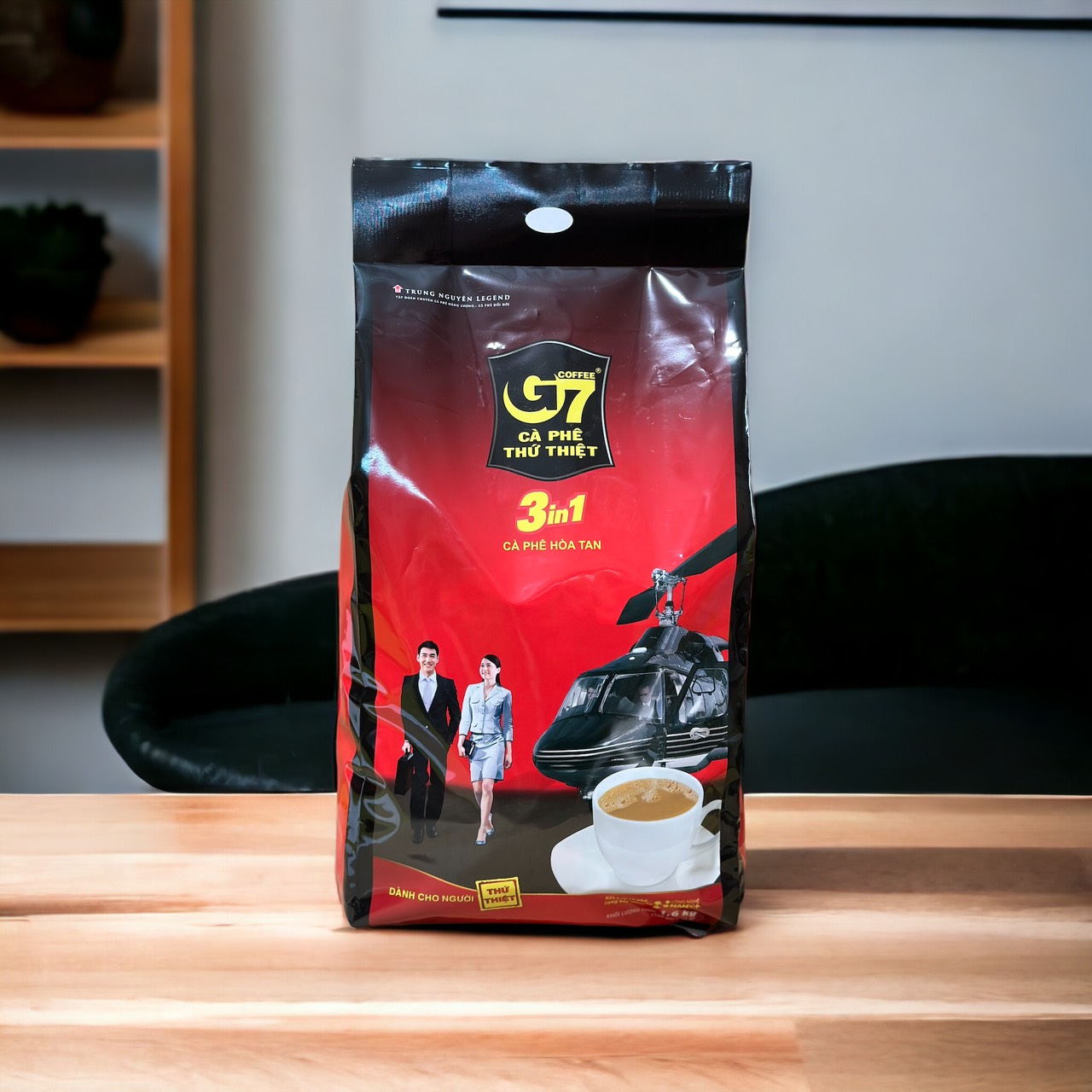 Cà phê Sữa G7 - Túi 100 gói Trung Nguyên( Gói dài)