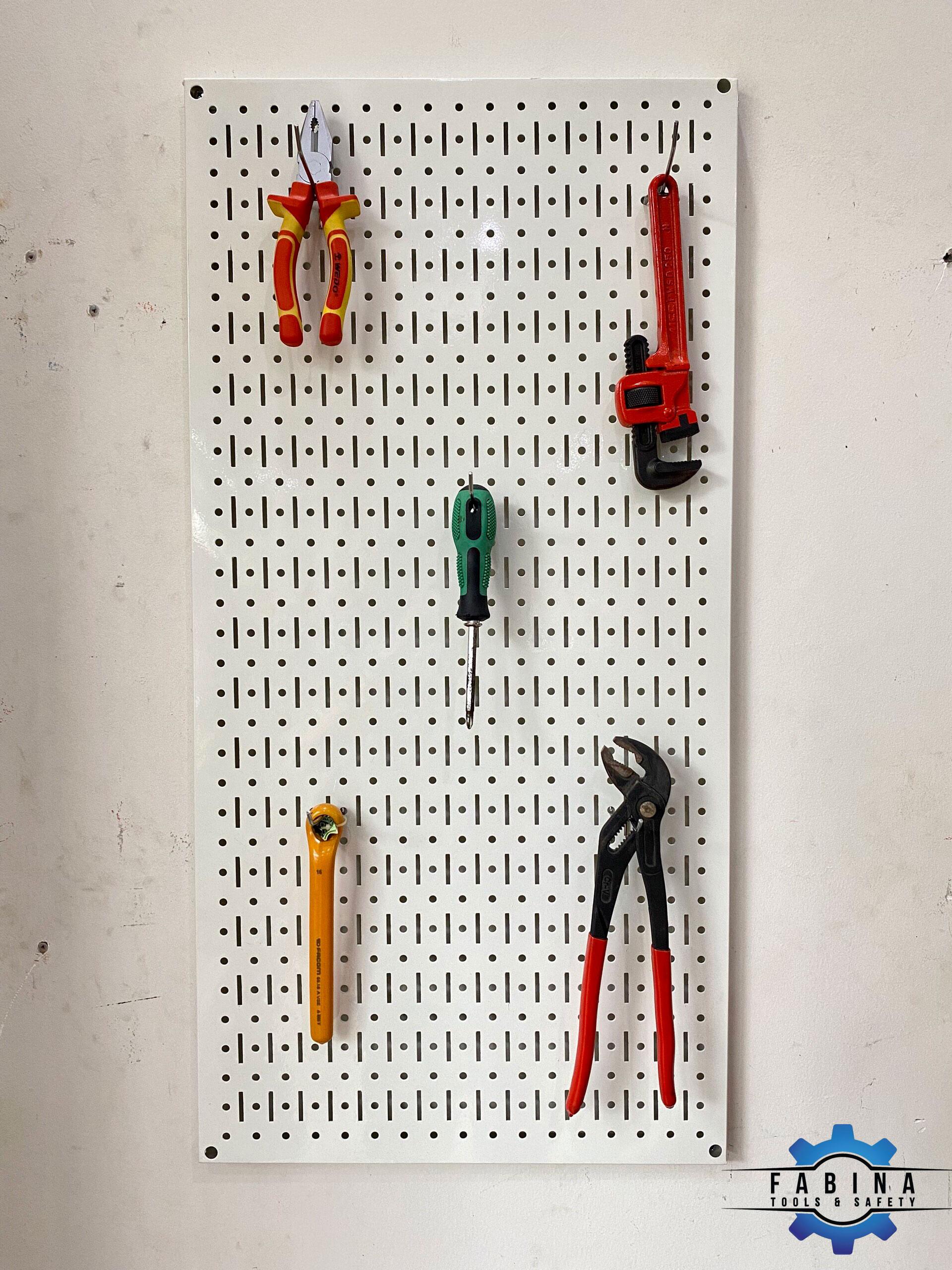 Tấm lưới pegboard treo dọc 45x90cm màu trắng đa năng