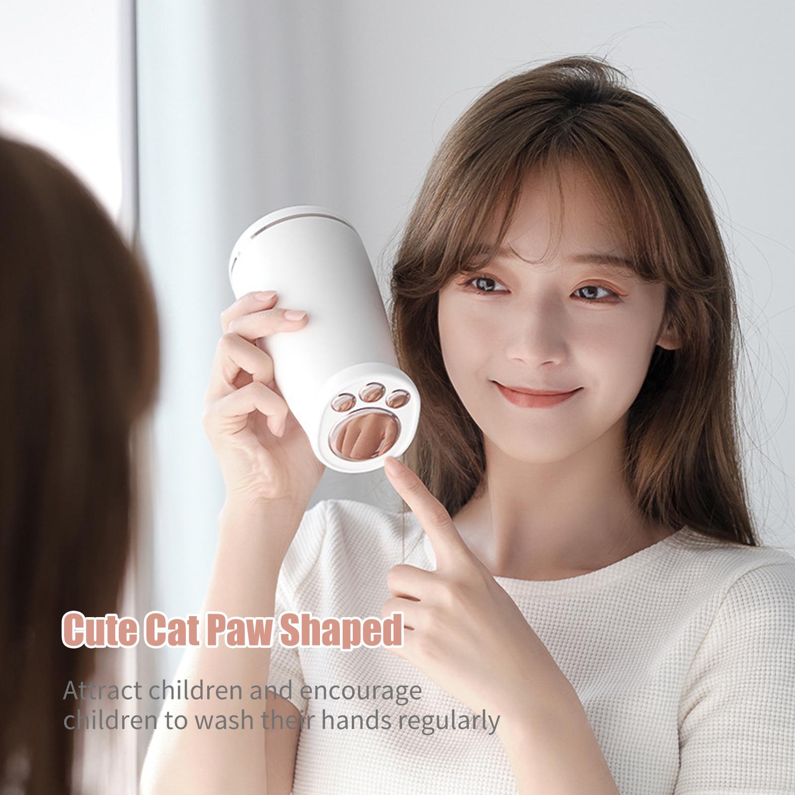 Máy Xịt Xà Phòng Tạo Bọt Tự Động 300Ml Hồng Ngoại Để Bàn Có Thể Sạc Lại