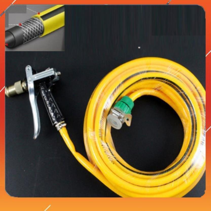 Vòi tưới cây rửa xe️️Evoucher Bộ dây và vòi xịt tăng áp lực nước loại 10m 206400