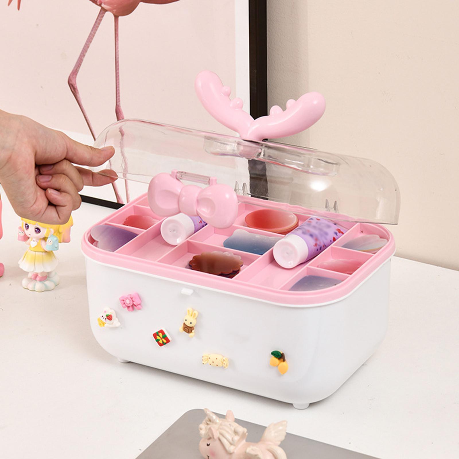 Children Hair Accessories Storage Box Jewelry Organizer Container Hair Accessory Organizer for Hair Clips Necklaces Bracelets