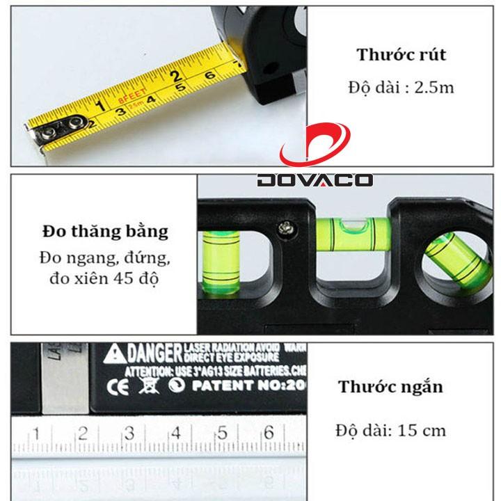 Thước đo laze cân bằng bọt nước (Ni vô laser LV-03)