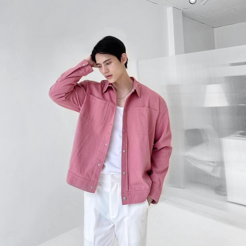 Áo khoác BERRIE JACKET - dáng vừa màu hồng đất