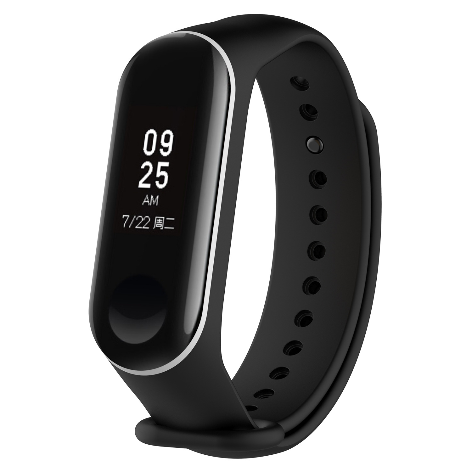 Hình ảnh Dây Đeo Thay Thế Cho Vòng Đeo Tay Thông Minh Xiaomi Mi Band 3 / Mi Band 4 Dẻo TPU - 2 màu