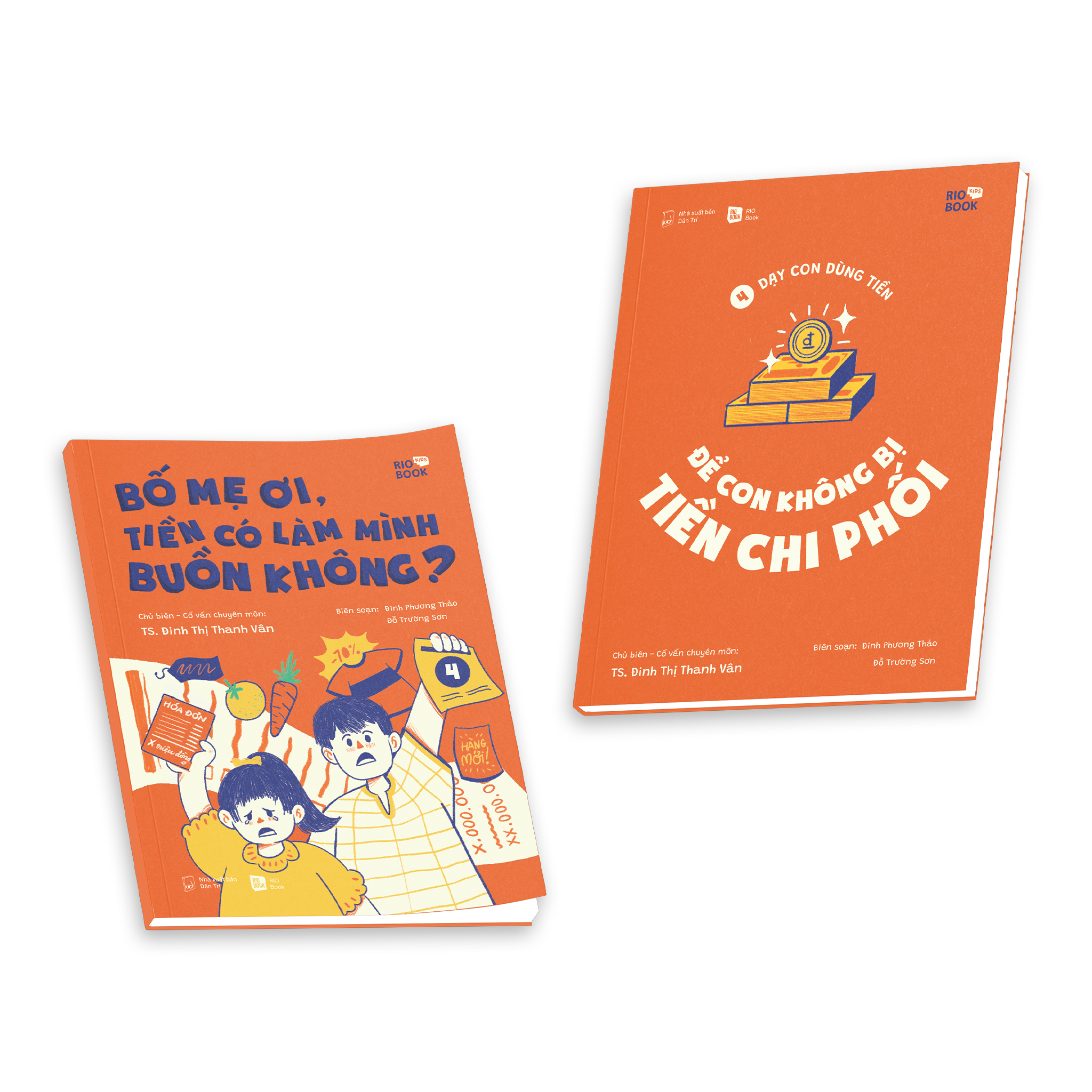 Bộ sách RIO Book KIDS: Bố mẹ ơi, dạy con dùng tiền