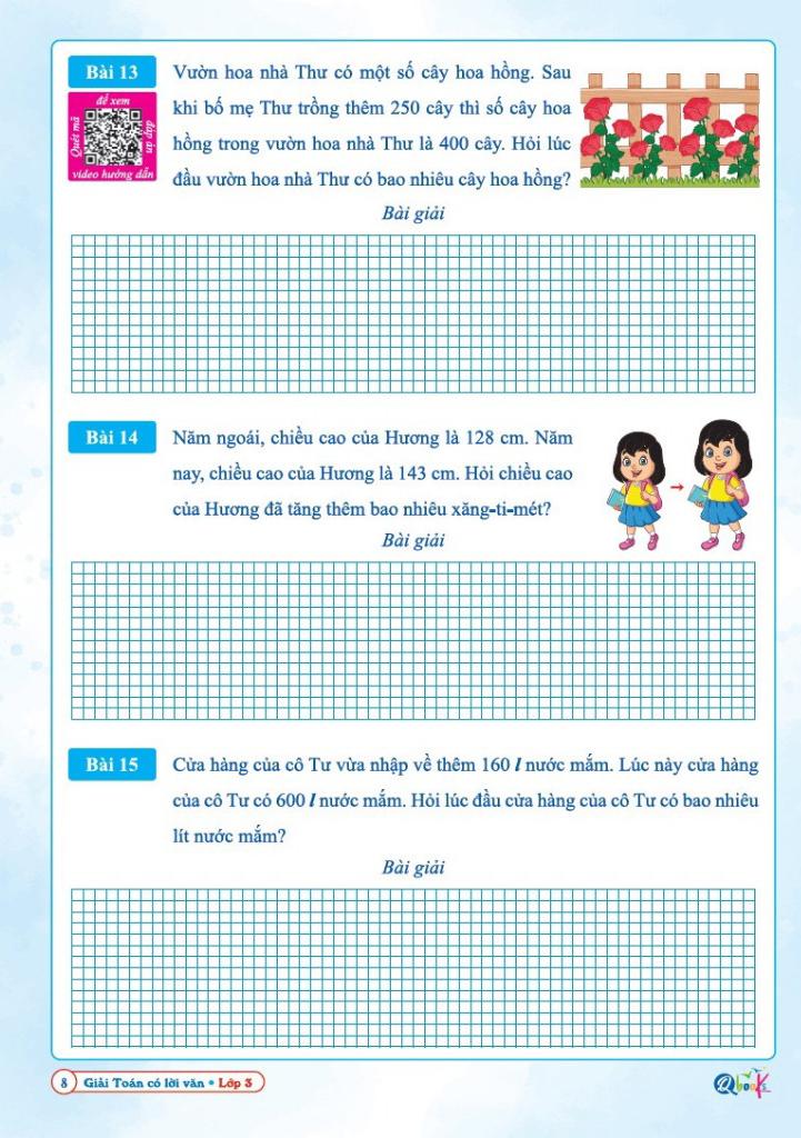 Giải Toán Có Lời Văn Lớp 3
