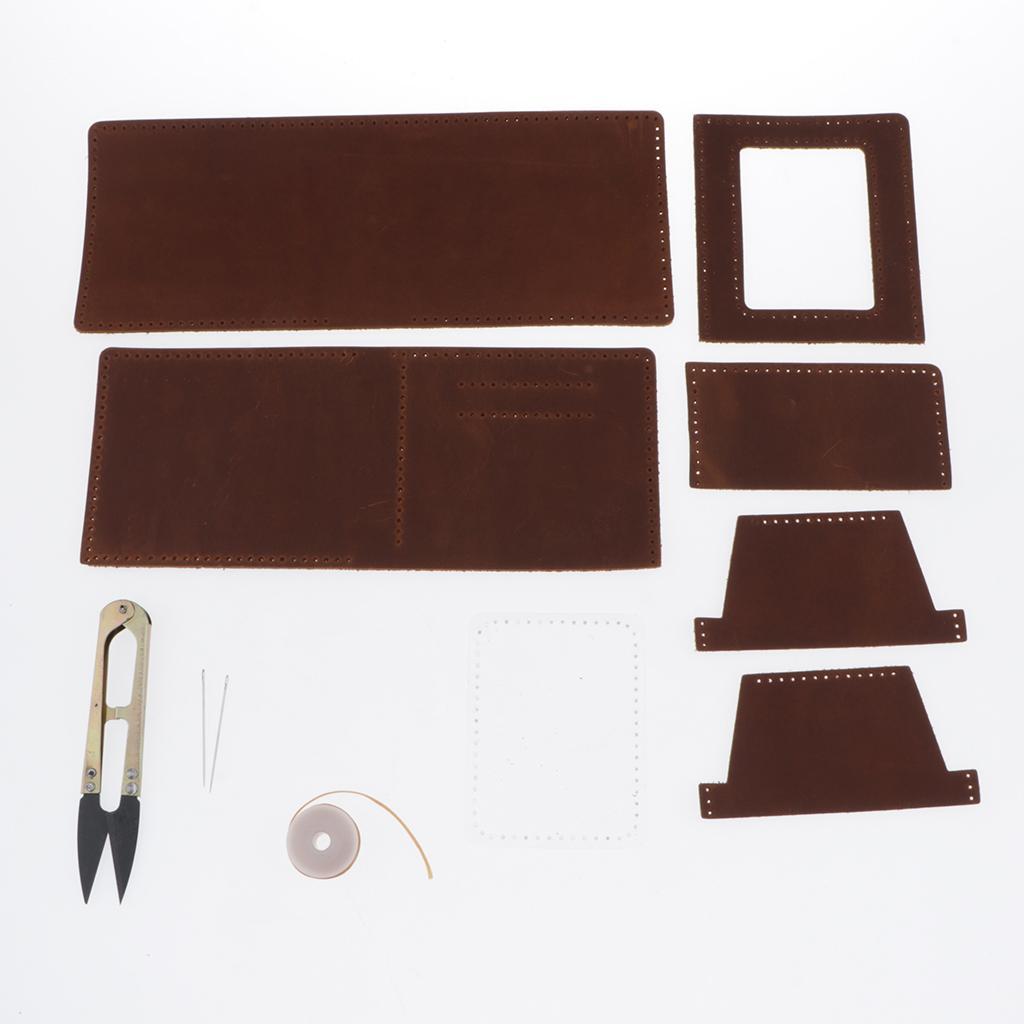 Leather Wallet Handcraft Making Kit Include All Necessities for DIY Wallet