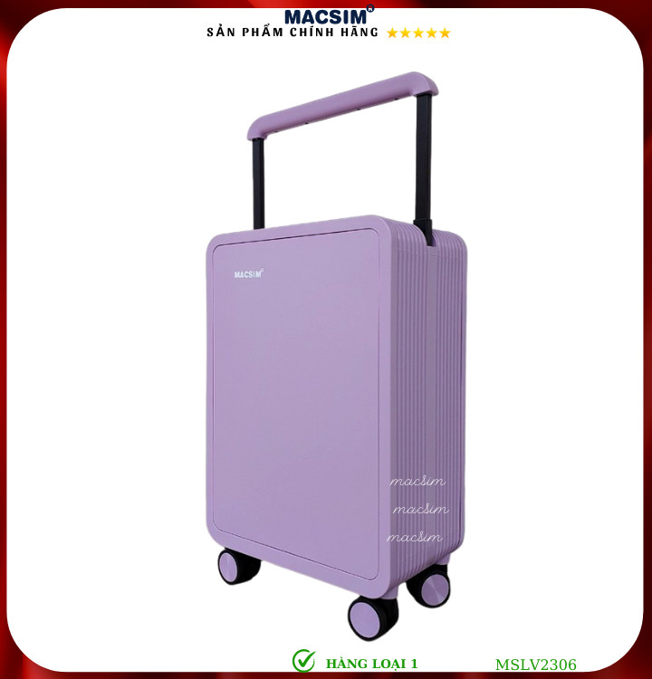 Vali cao cấp Macsim SMLV2306 cỡ 20 inch màu tím - Hàng loại 1