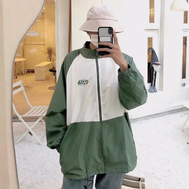 Áo khoác dù nam nữ kiểu bom bẻ 2size L,XL