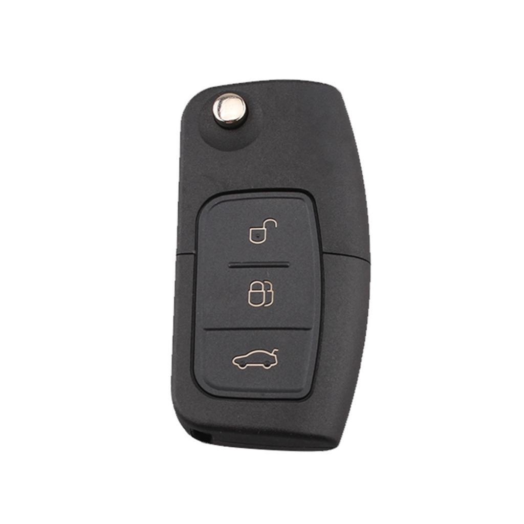 3 BTN Flip Folding Remote Key Fob Case Shell