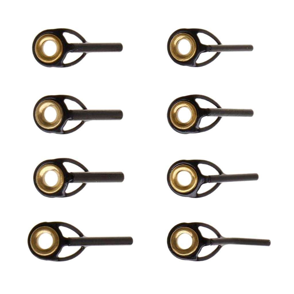 10pcs Fishing Rod Eye Ring Guides Line Rings for Spinning Carp Fishing