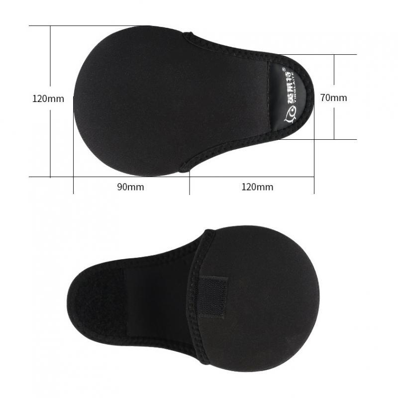 Spinning Wheel Reel Cover Baitcasting Fishing Reel Bag Protective Case Black
