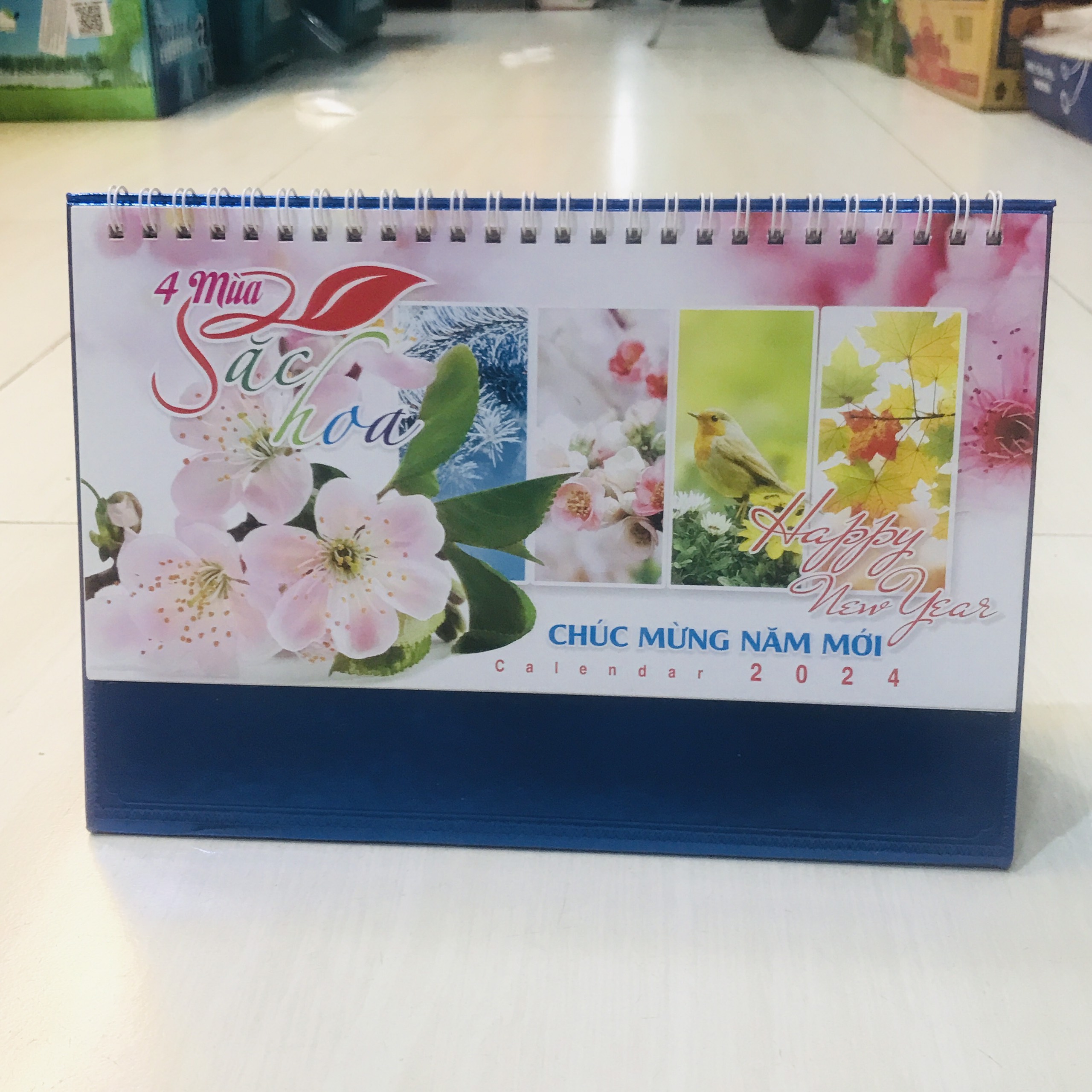 Lịch để bàn 2024kích thước 24cm*16cm có ngày âm