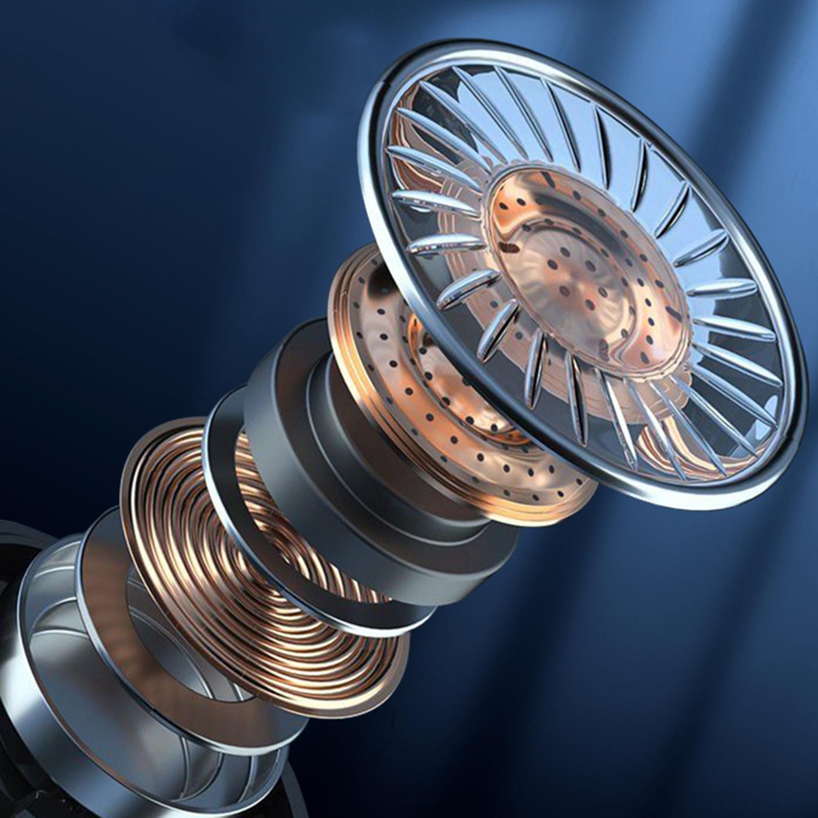 Single Ear Hook Earpiece with Mic Earpiece Headphones for Running Gym Fitness