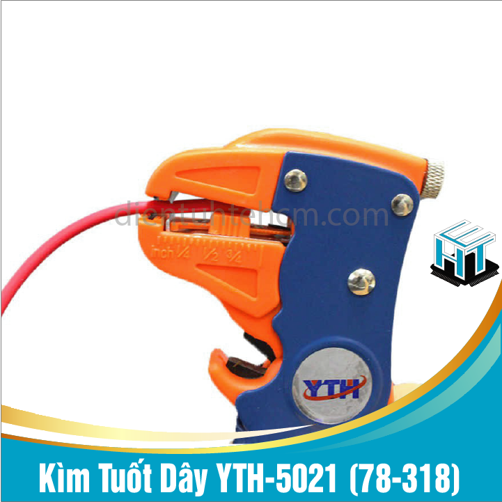 Kìm Tuốt Dây YTH-5021 (78-318)Với Cấu Tạo 2 Gọng Kìm Độ Bám Lớn