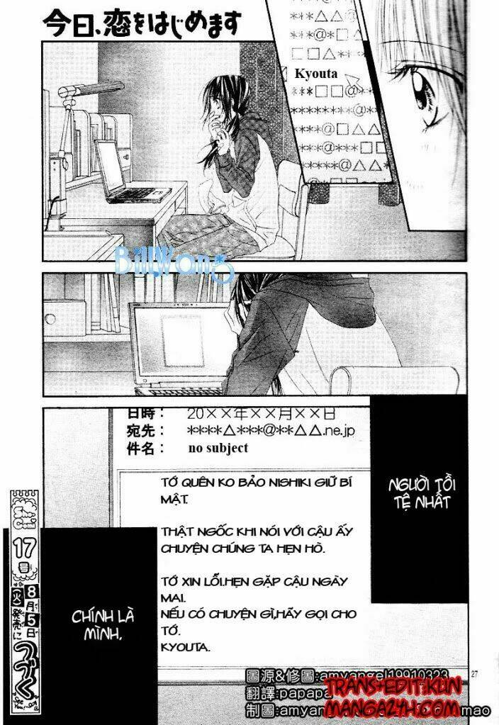 kyou, koi wo hajimemasu - mộng mơ đầu đời chapter 21 28