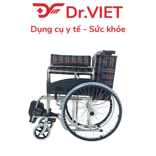Xe lăn thép mạ Chrome GBM-061D