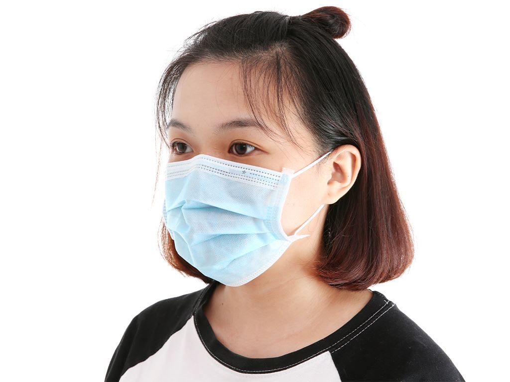 Khẩu Trang Y Tế 3 Lớp Niva Gói 10 Cái Kháng Khuẩn, Ngăn Khói Bụi, Vi Khuẩn Hàng Chính Hãng