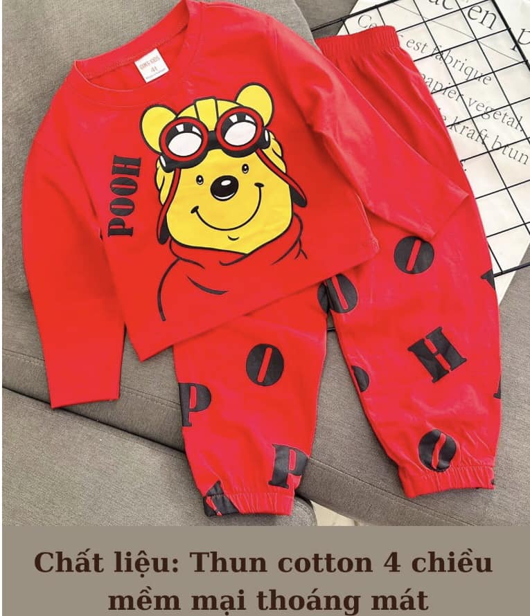 Xả thanh lý set bộ coton cho bé size 16-18kg