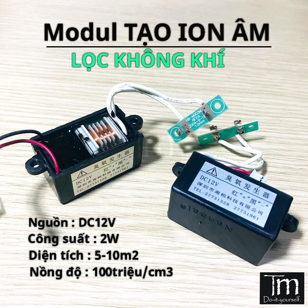 Bộ Tạo ION Âm Lọc Không Khí - Khử Mùi Hiệu Quả