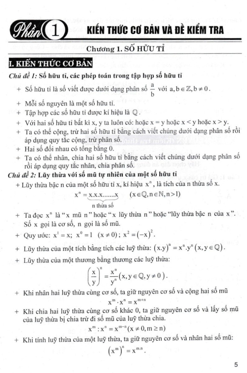 BỘ ĐỀ KIỂM TRA TOÁN 7