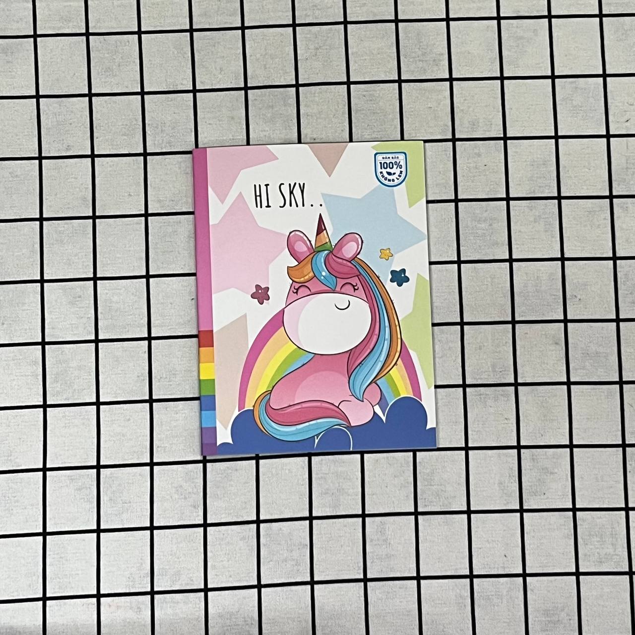 Tập Học Sinh Vanlangbooks 96 Trang Định Lượng 80 (4 Ôly) - Baby Unicorn - Vanlangbooks