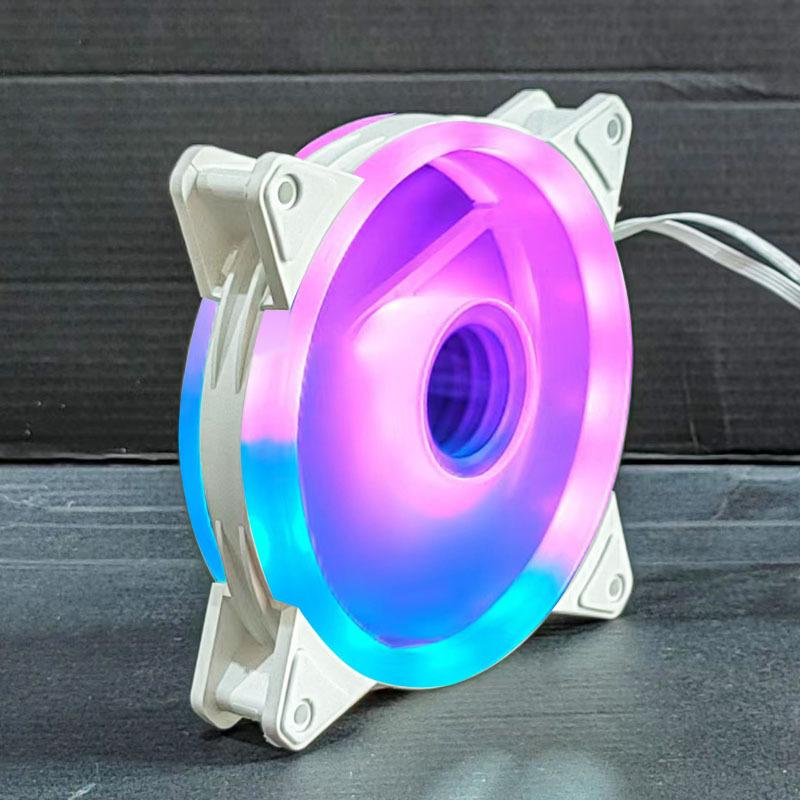 Khuyến mại mới hàng không gương khung quạt 12cm gương nghìn lớp máy chủ argb Shenguang đồng bộ PWM điều khiển nhiệt độ tản nhiệt