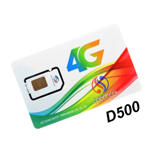 SIM 4G D500 VIETTEL TRỌN GÓI 1 NĂM TRUY CẬP THẢ GA