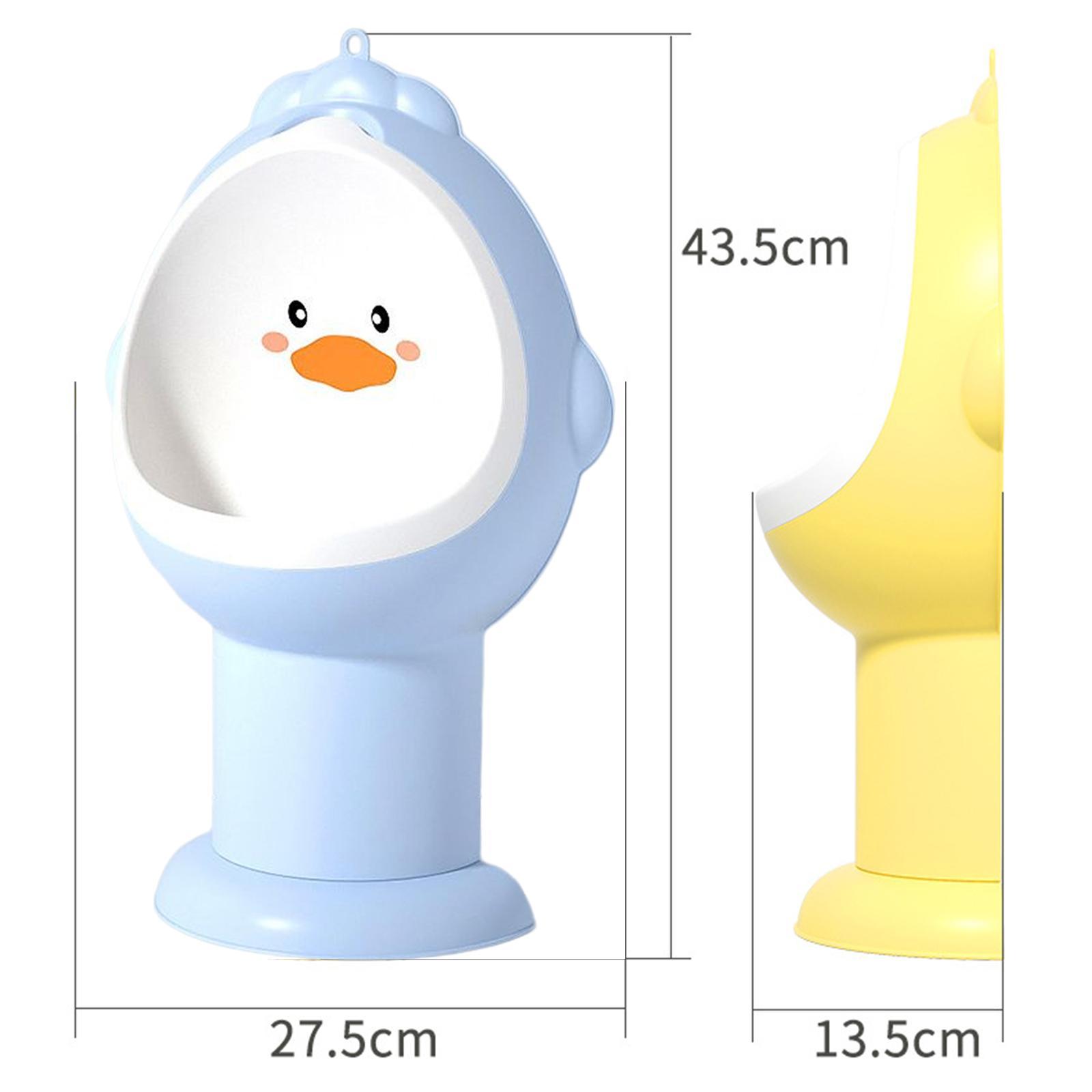 Children Stand Vertical Urinal Portable with Cleaning Brush for Bathroom