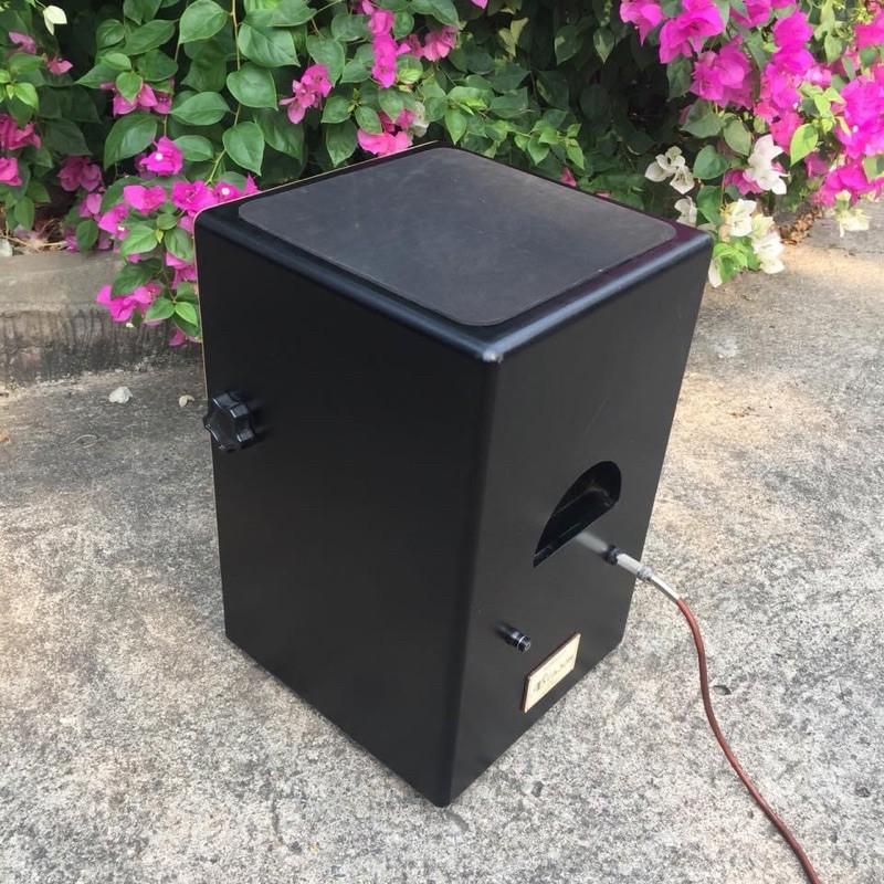 Trống cajon có lắp EQ kết nối loa