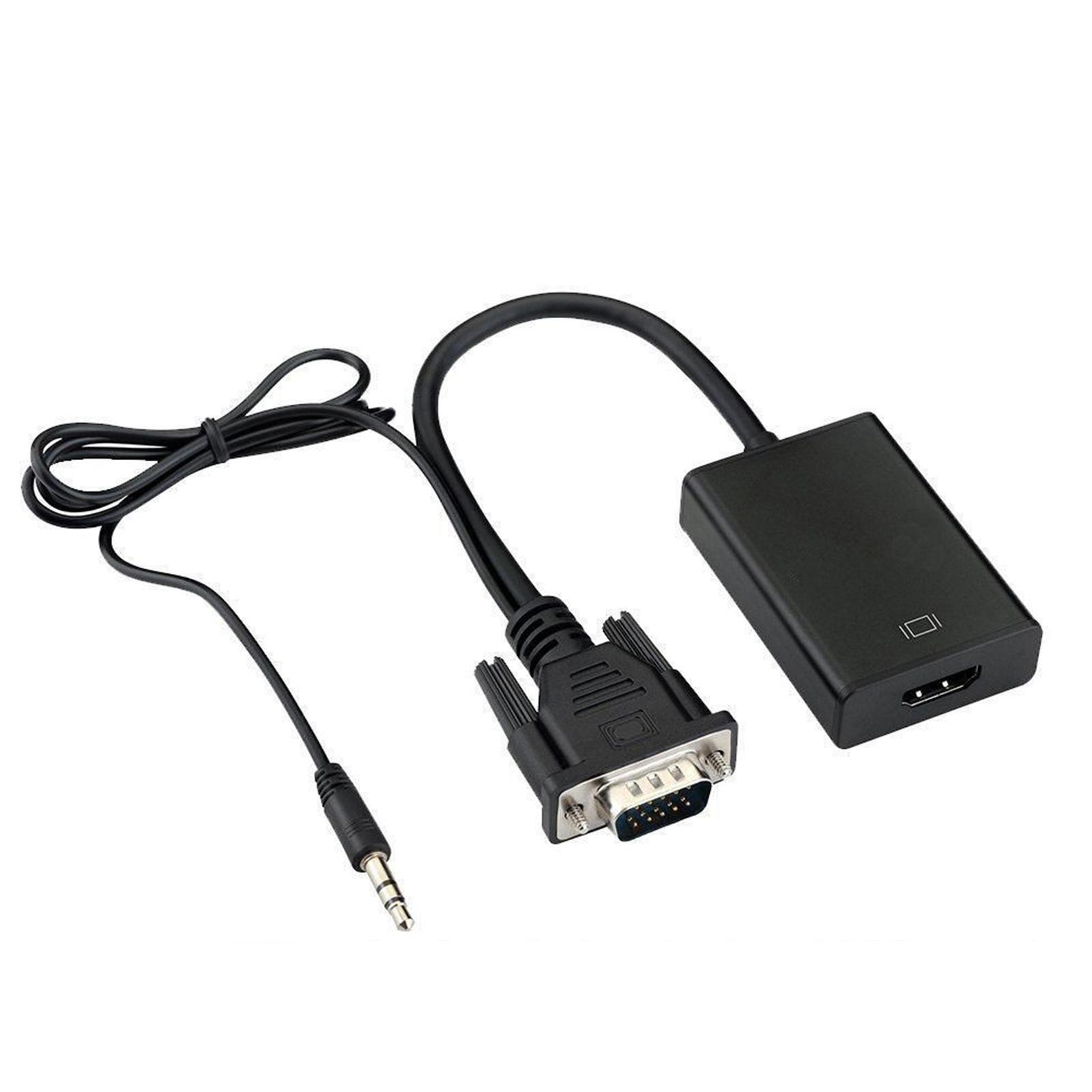 1080P VGA to HDMI Converter VGA to HDMI for Computer Desktop PC Smartphones