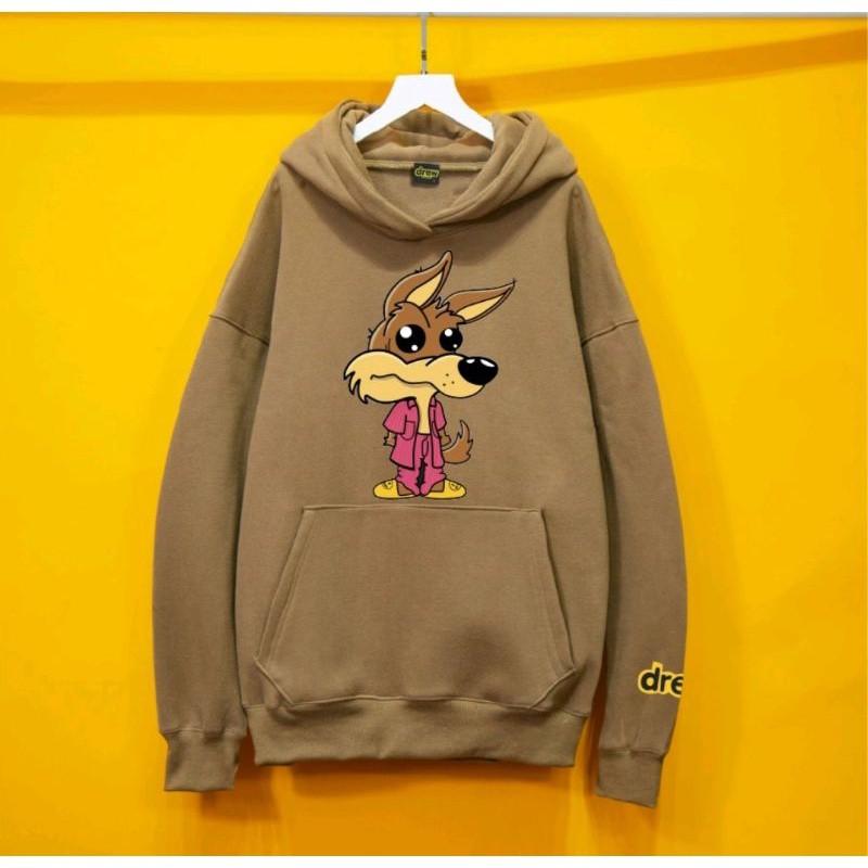 Áo hoodie drew sói , hoodie chất vải nỉ bông dày cao cấp