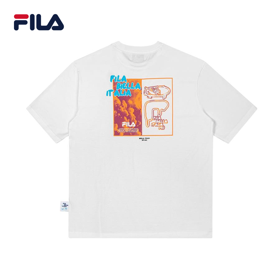 Áo thun tay ngắn thời trang unisex Fila SHORT SLEEVE TEE - FW2RSE4034X-WHI