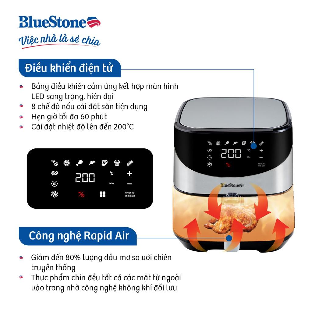 Nồi chiên không dầu điện tử 5.5L BlueStone AFB-5880 - Hàng chính hãng