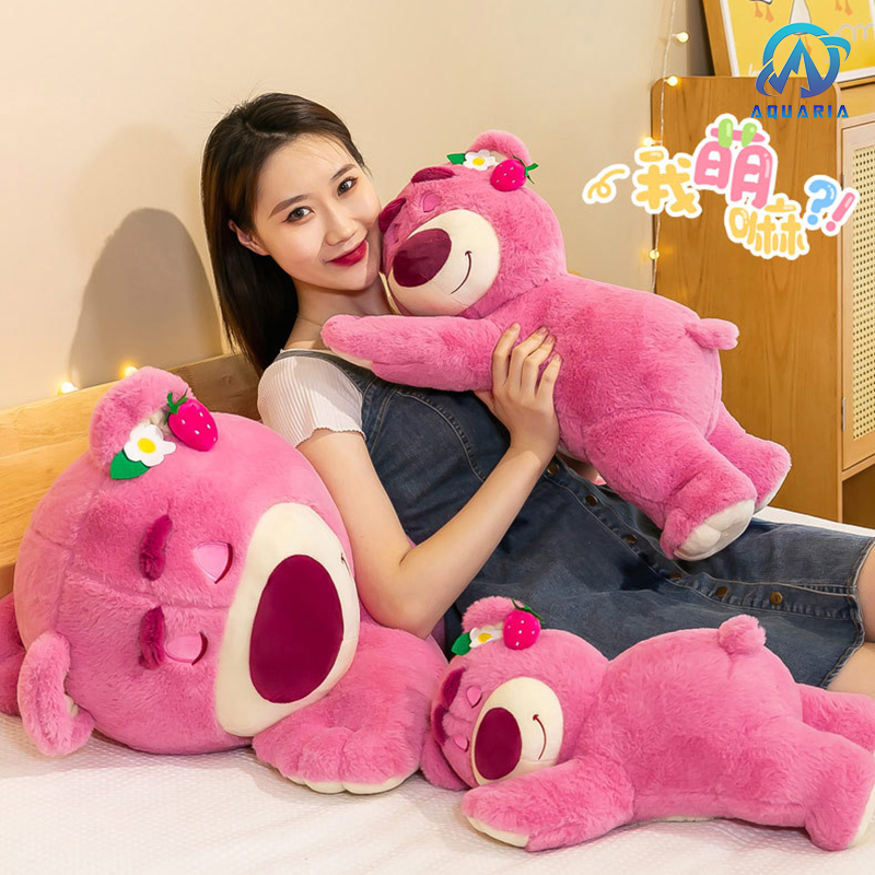 Gấu Bông Gối Ôm Thú Bông, Nhồi Bông Lotso Siêu Dễ Thương Hot Hit