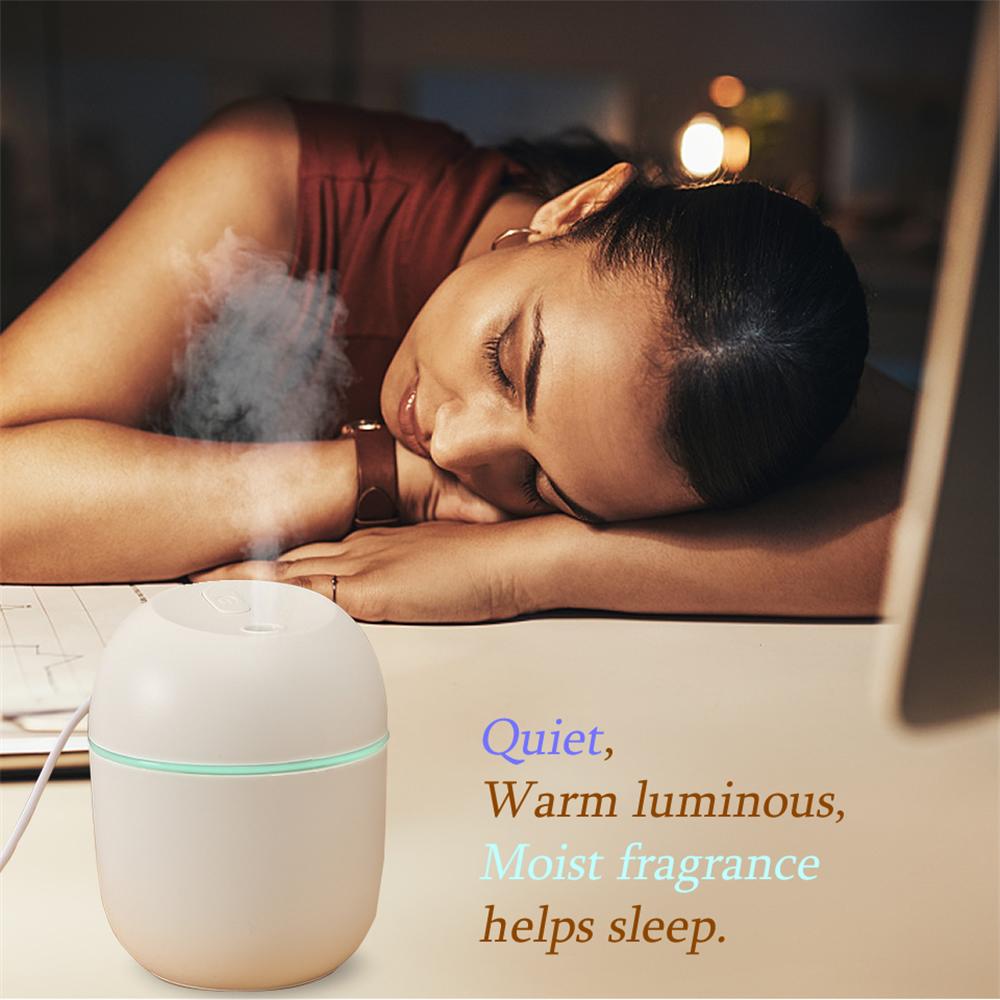 Bán Chạy Điện Mini Máy Tạo Độ Ẩm Không Khí 220Ml Thơm Khuếch Tán USB Máy Khuếch Tán Tinh Dầu Lạnh Máy Phun Sương Với Đèn Ban Đêm
