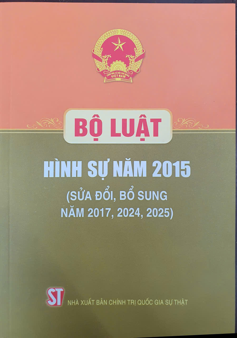 Bộ luật Hình sự Hiện hành Bộ luật năm 2015, sửa đổi, bổ sung năm 2017