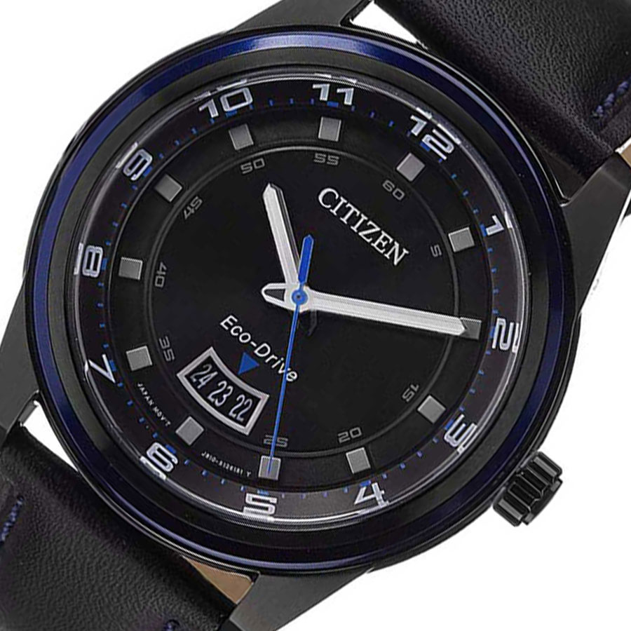 Đồng Hồ Nam Citizen Dây Da AW1275-01E - Mặt Đen