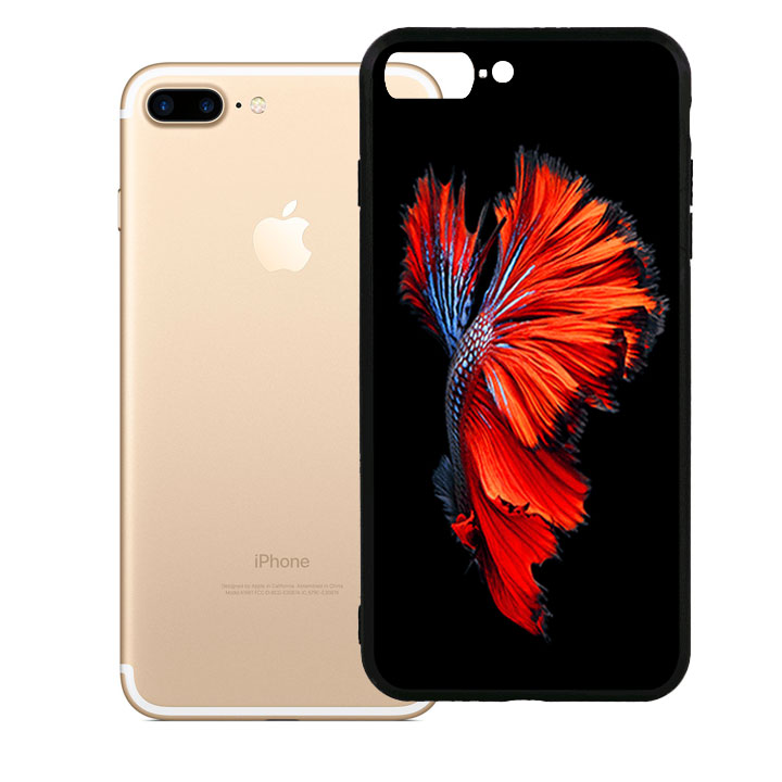 Ốp lưng viền TPU cao cấp cho Iphone 7 Plus - Fish 01